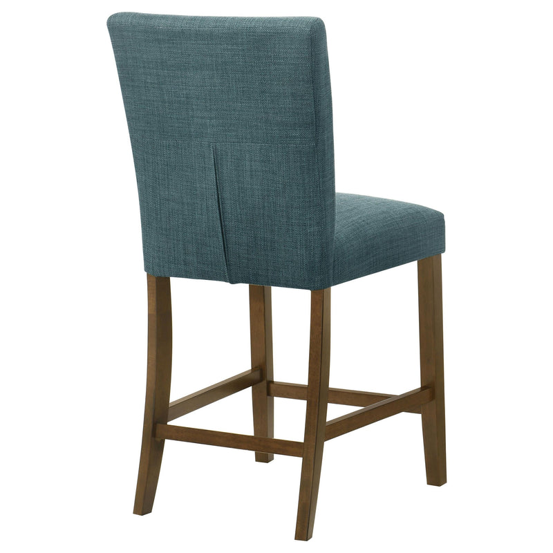 Paxton Upholstered Counter Height Dining Chair Teal Blue (Set of 2) - 122179TLB