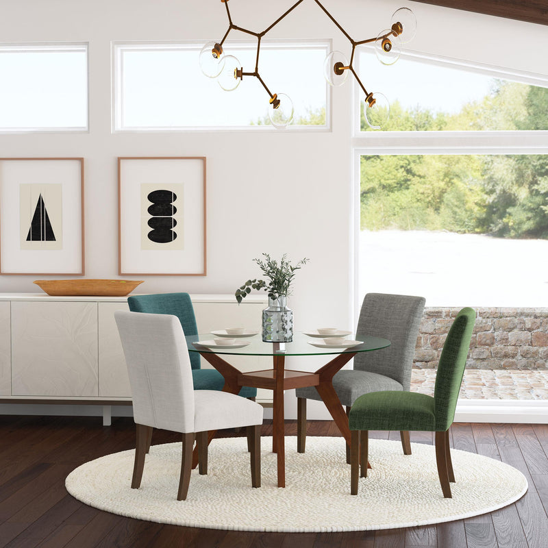 Paxton Upholstered Dining Side Chair Beige (Set of 2) - 106412