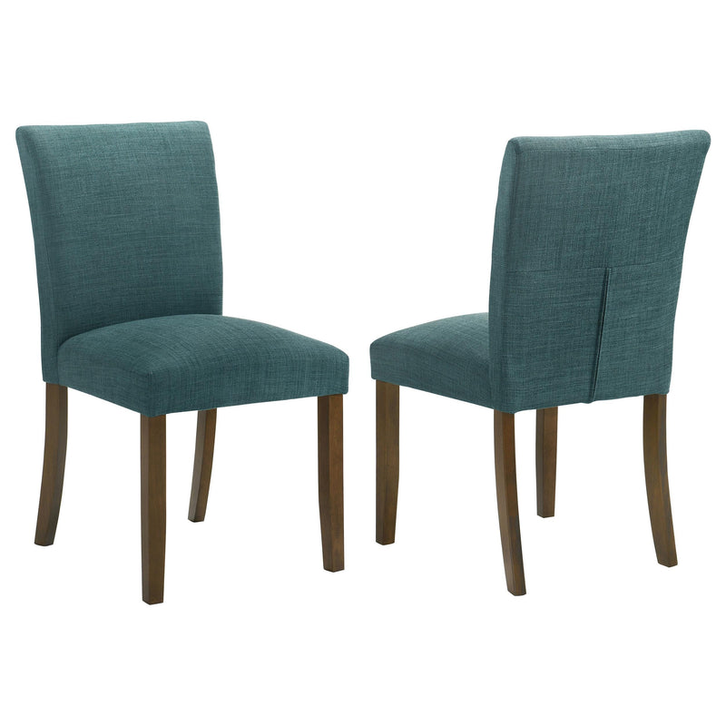 Paxton Upholstered Dining Side Chair Teal Blue (Set of 2) - 106377