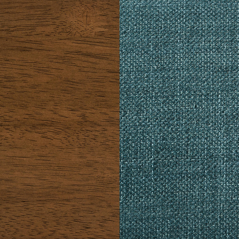 Paxton Upholstered Dining Side Chair Teal Blue (Set of 2) - 106377