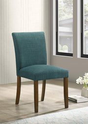 Paxton Upholstered Dining Side Chair Teal Blue (Set of 2) - 106377