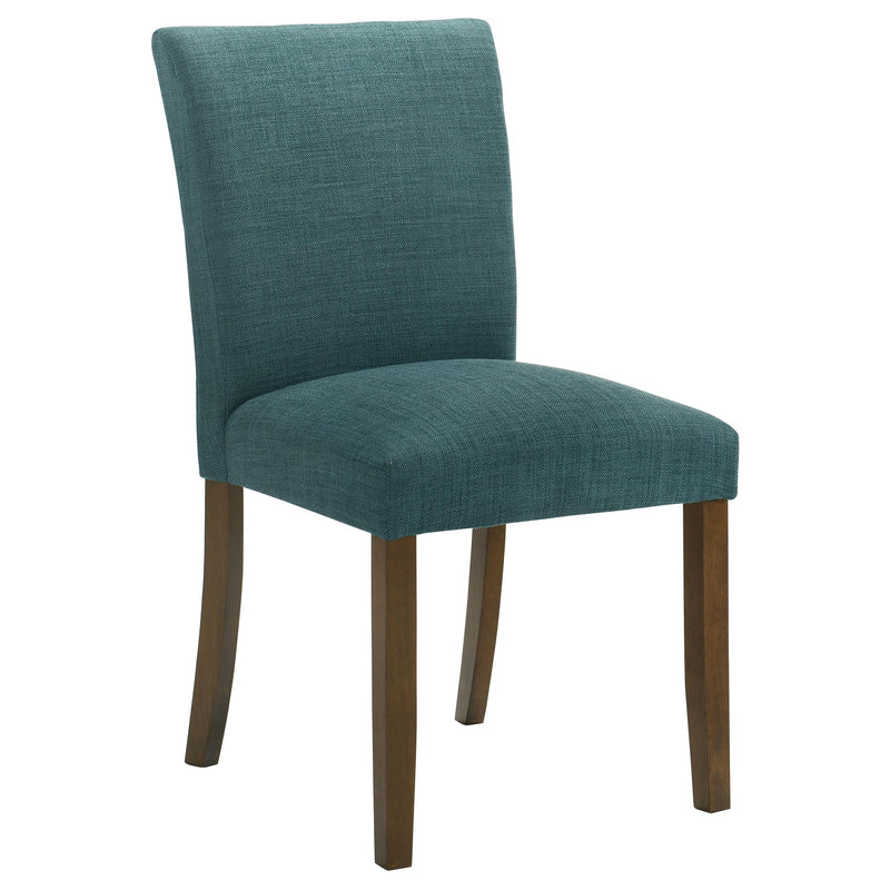 Paxton Upholstered Dining Side Chair Teal Blue (Set of 2) - 106377