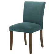 Paxton Upholstered Dining Side Chair Teal Blue (Set of 2) - 106377
