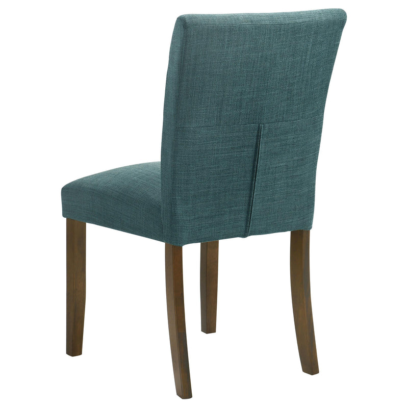 Paxton Upholstered Dining Side Chair Teal Blue (Set of 2) - 106377