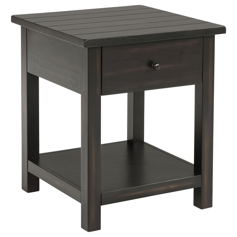 Payne 2-piece Coffee and 1-drawer End Table Set Java - 710568-S2