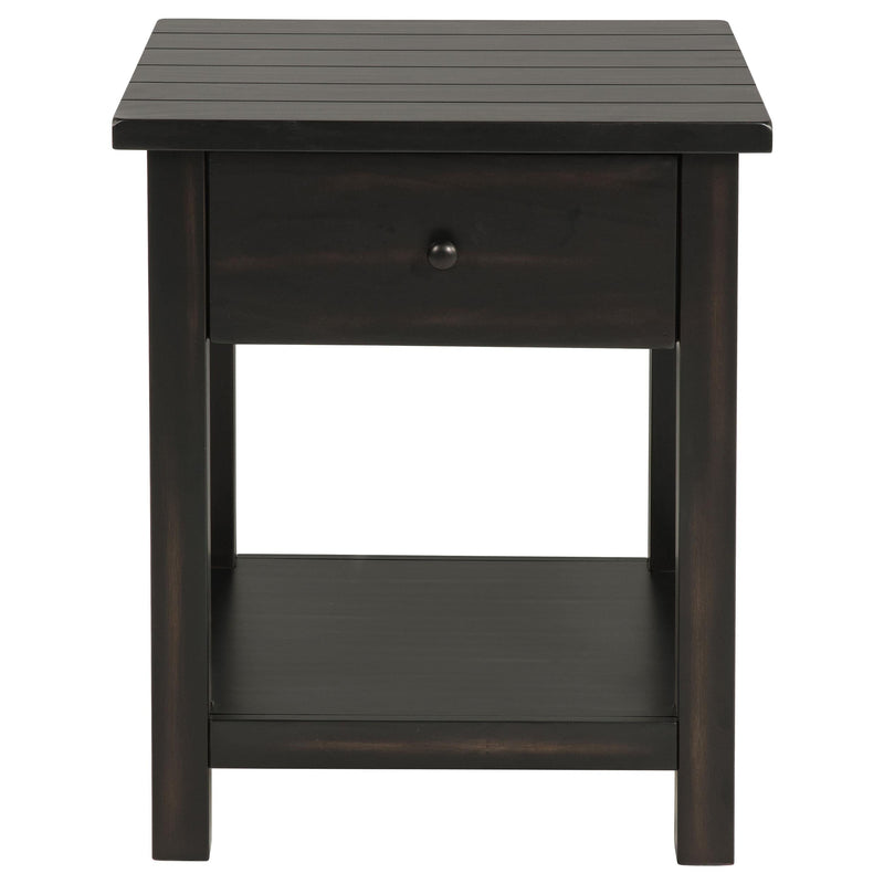 Payne 2-piece Coffee and 1-drawer End Table Set Java - 710568-S2