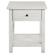 Payne 2-piece Coffee and 1-drawer End Table Set White - 710558-S2