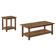 Payne 2-piece Coffee and End Table Set Distressed Brown - 710548-S2A