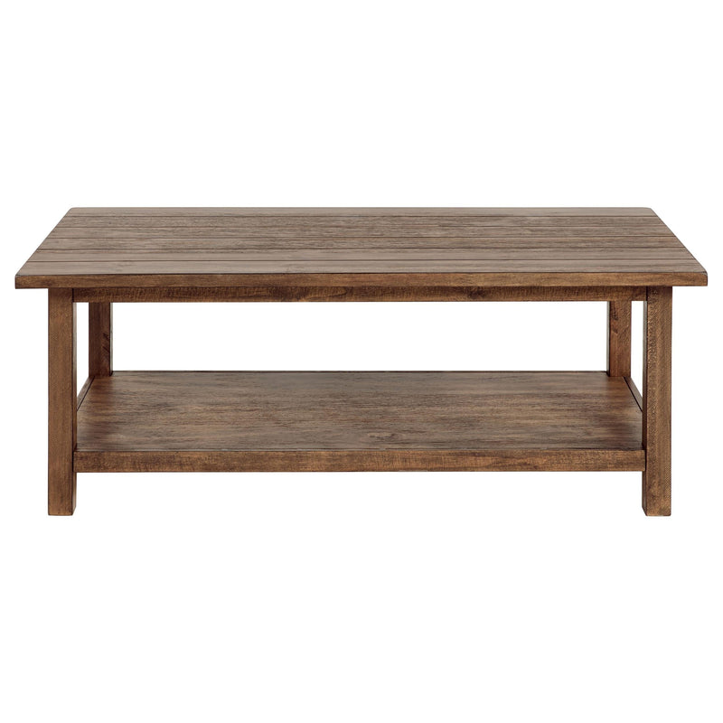 Payne 2-piece Coffee and End Table Set Distressed Brown - 710548-S2A