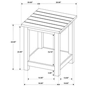 Payne 2-piece Coffee and End Table Set Distressed Java - 710568-S2A