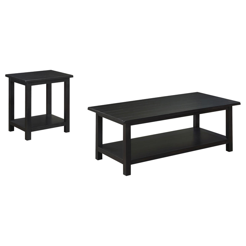 Payne 2-piece Coffee and End Table Set Distressed Java - 710568-S2A