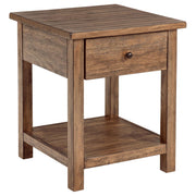 Payne 3-piece Coffee and 1-drawer End Table Set Brown - 710548-S3
