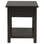 Payne 3-piece Coffee and 1-drawer End Table Set Java - 710568-S3