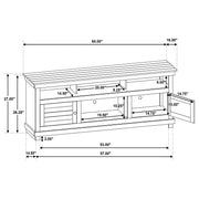 Payne 60-inch TV Stand Media Console Distressed Java - 710062