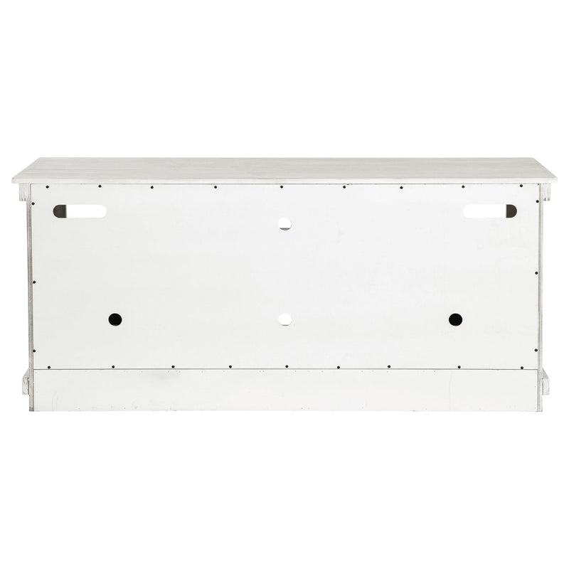 Payne 60-inch TV Stand Media Console Distressed White - 710052