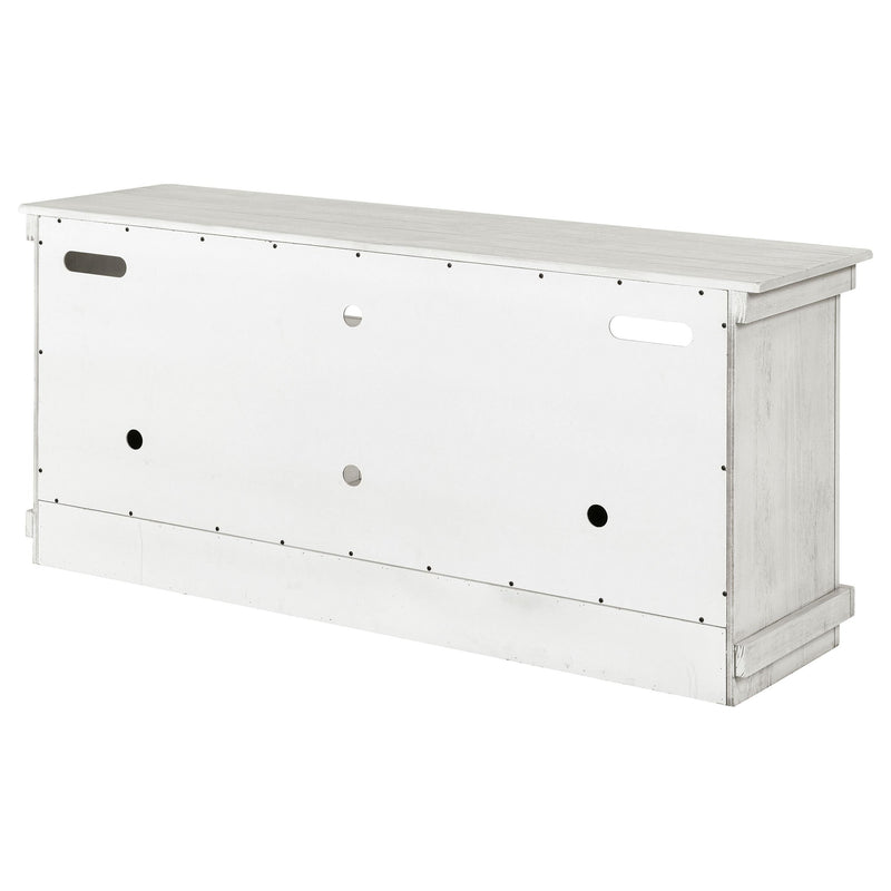 Payne 60-inch TV Stand Media Console Distressed White - 710052