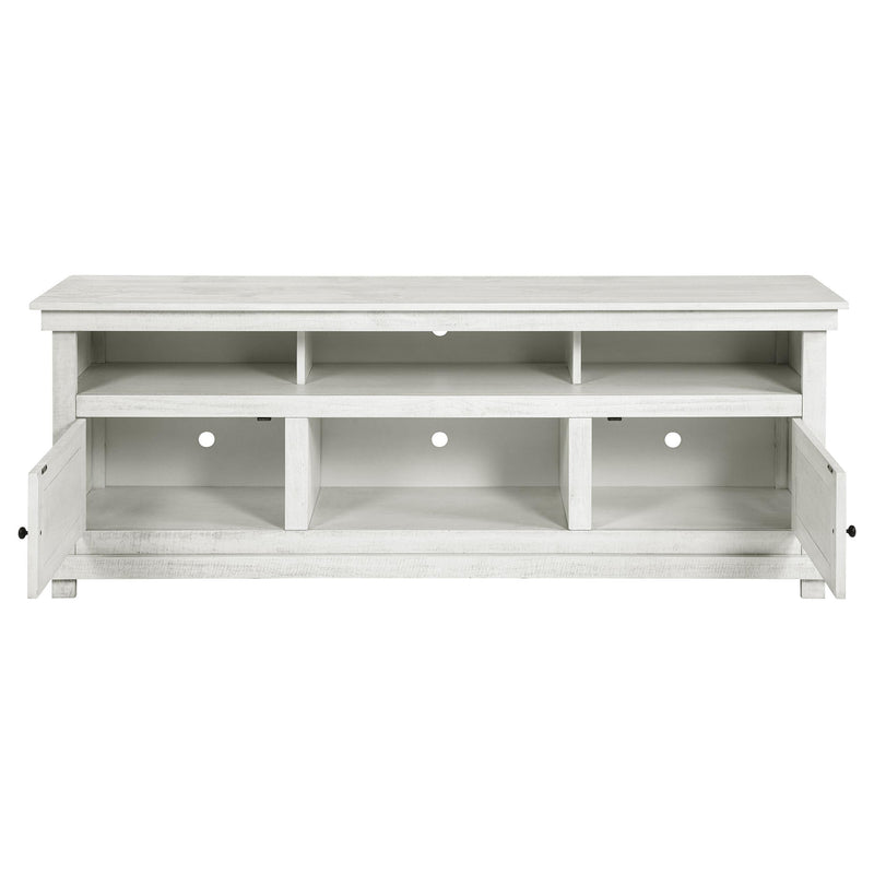 Payne 70-inch TV Stand Media Console Distressed White - 710053