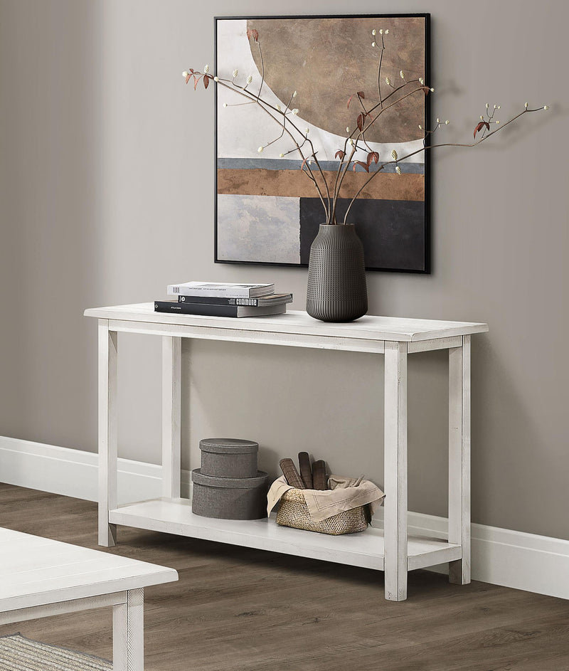 Payne Wood Entryway Sofa Console Table White - 710559