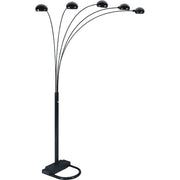 Peacock Arc Black 82" Floor Lamp - DMV FurnitureFloor Lamps