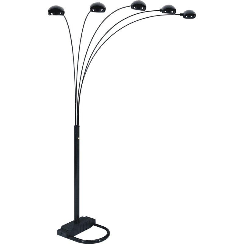 Peacock Arc Black 82" Floor Lamp - DMV FurnitureFloor Lamps