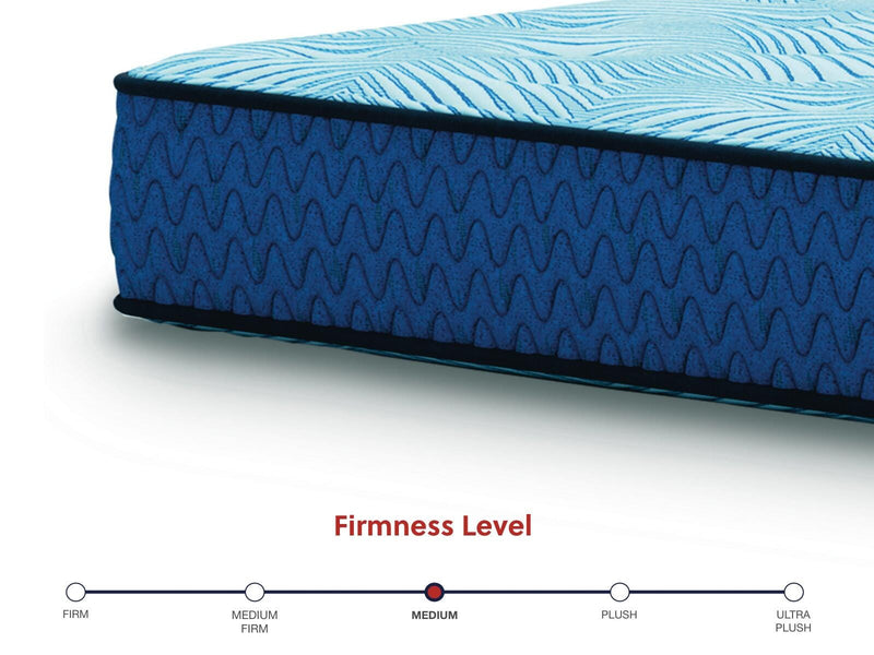 Peak 2.0 10 Hybrid Light Blue Twin Mattress - M20211