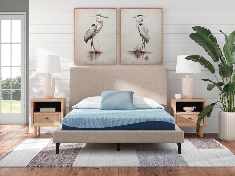 Peak 2.0 8 Memory Foam Light Blue California King Mattress - M20451
