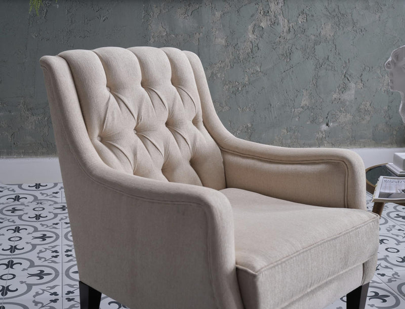 Pearle Accent Armchair (Pearle Cream) - DMV FurnitureLiving Room Chair