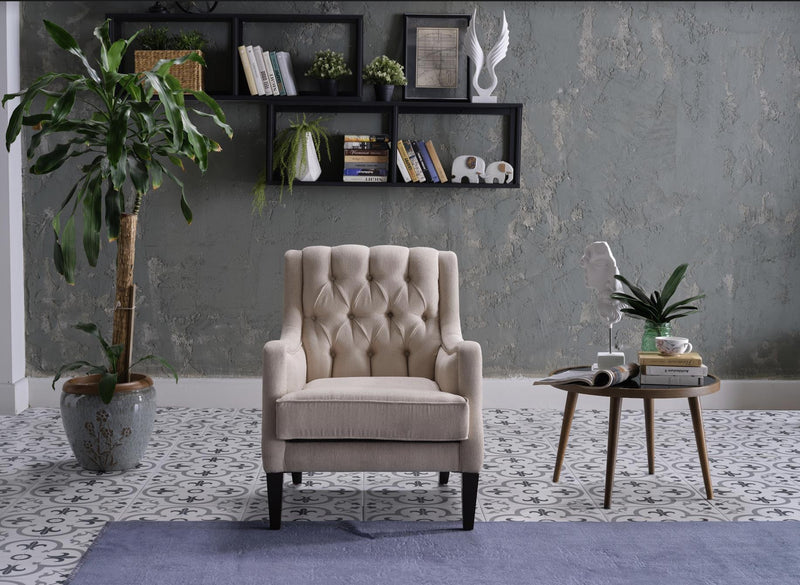 Pearle Accent Armchair (Pearle Cream) - DMV FurnitureLiving Room Chair