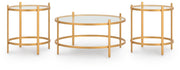 Pearlox Gold Table (Set of 3) - T173-13