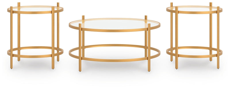 Pearlox Gold Table (Set of 3) - T173-13