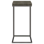 Pedro Expandable C-Shaped Sofa Side Table Weathered Grey - 902864