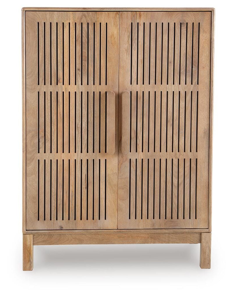 Pellamour Natural Brown Bar Cabinet - A4000698