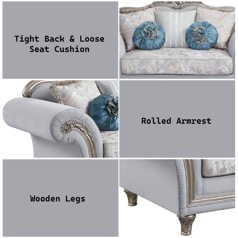 Pelumi Loveseat W/5 Pillows - LV01113