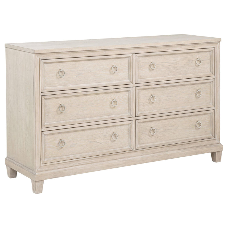Pembroke 4-piece California King Bedroom Set Washed Oak - 215921KW-S4