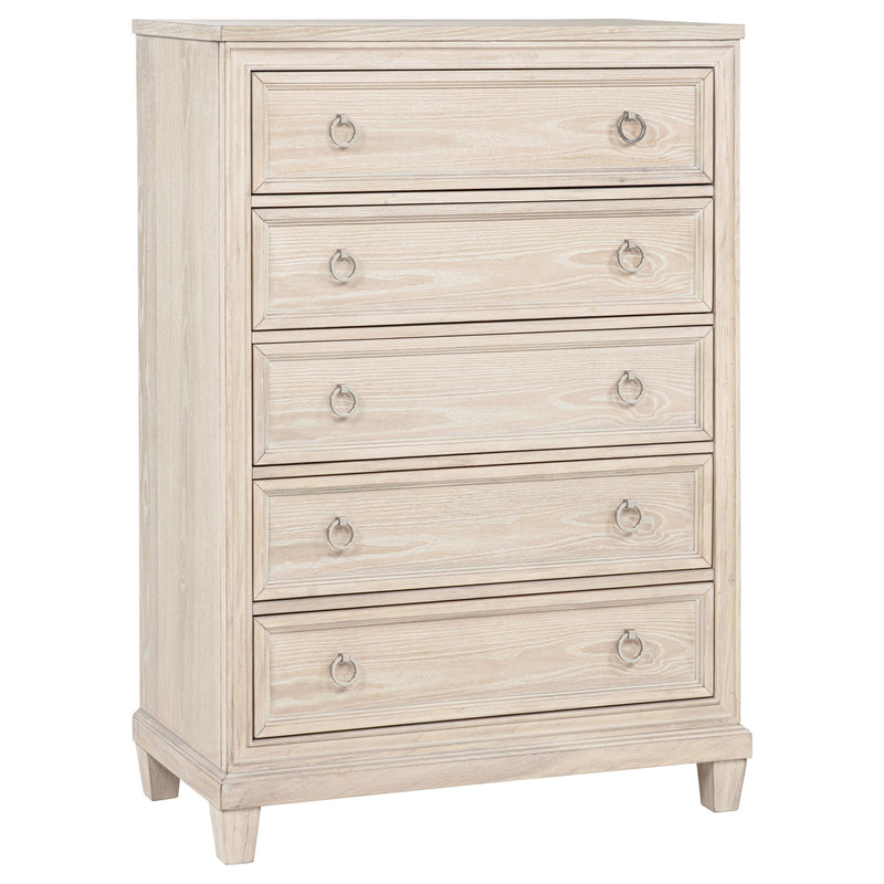 Pembroke 5-drawer Chest of Drawers Washed Oak - 215925