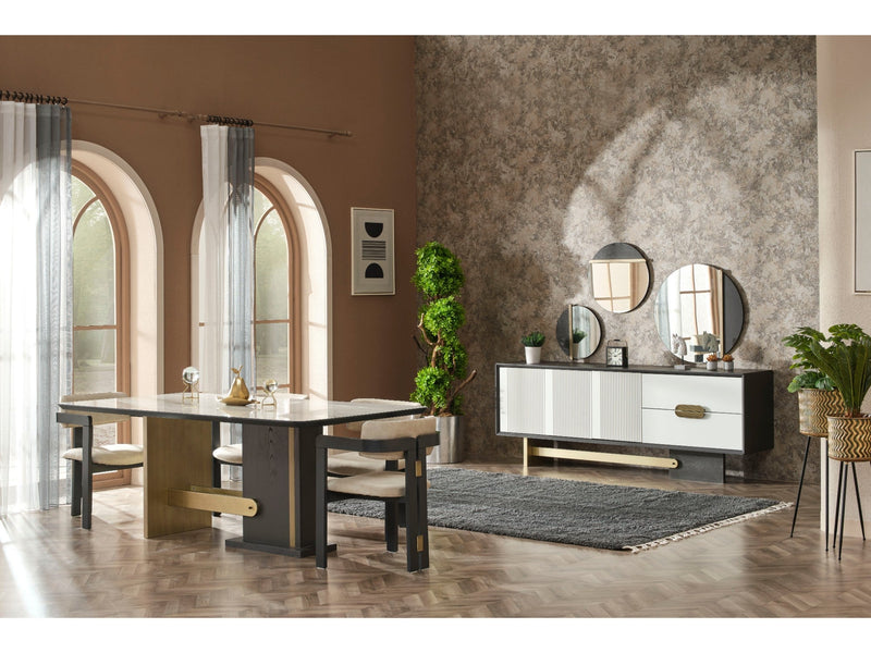 Pendik Diningroom Consol With Mirror - 115-PEN-CON+M