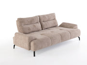 Peonya Convertible Sofa - With Leg in Brown - 200-ZEN-PEO-BRO-L-3