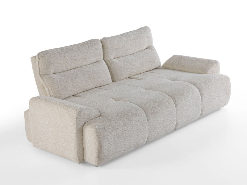 Peonya Convertible Sofa - Without Leg in Brown - 200-ZEN-PEO-BRO-3
