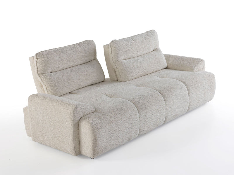 Peonya Convertible Sofa - Without Leg in Cream - 200-ZEN-PEO-CRE-3