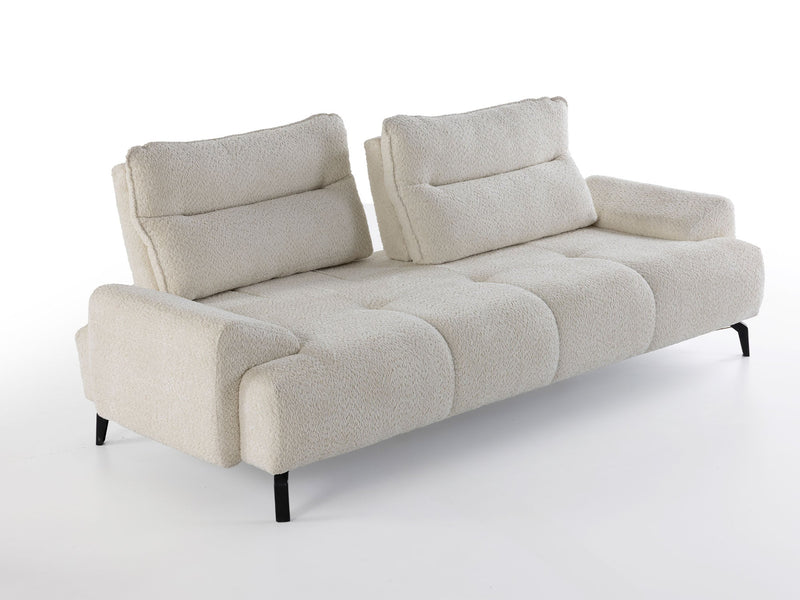 Peonya Convertible Sofa - Without Leg in Cream - 200-ZEN-PEO-CRE-3