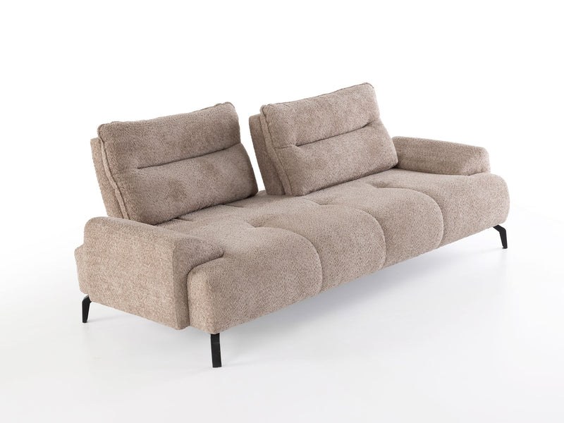Peonya Convertible Sofa - Without Leg in Cream - 200-ZEN-PEO-CRE-3