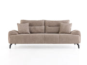 Peonya Convertible Sofa - Without Leg in Cream - 200-ZEN-PEO-CRE-3