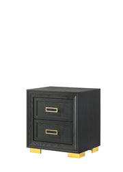Pepe Black/Gold Panel Upholstered Bedroom Set - DMV FurnitureBedroom Set