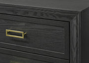 Pepe Black/Gold Panel Upholstered Bedroom Set - DMV FurnitureBedroom Set