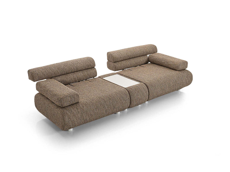 Perlasee Convertible Module Sofa in Brown - 200-ELI-PER-MB-209-3M