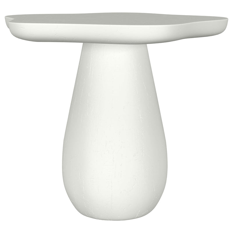 Perth 17-inch Side Table with Cloud-Shaped Top Off White - 930615