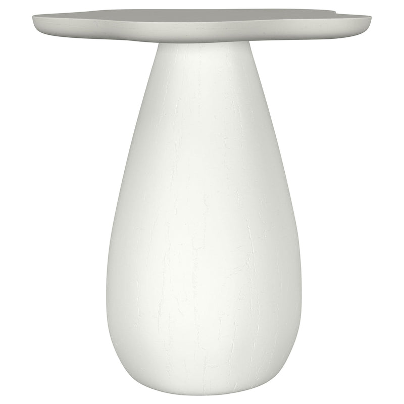 Perth 20-inch Side Table with Cloud-Shaped Top Off White - 930616
