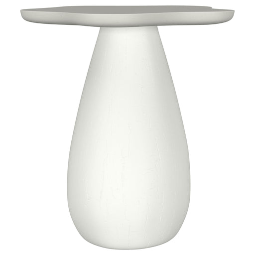 Perth 20-inch Side Table with Cloud-Shaped Top Off White - 930616