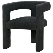 Petra Boucle Upholstered Accent Side Chair Black - 902882