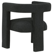 Petra Boucle Upholstered Accent Side Chair Black - 902882